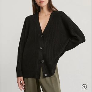 Jenni Kayne Cashmere Cocoon Cardigan Black